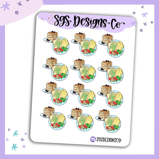 Brunch Planner Sticker Sheet