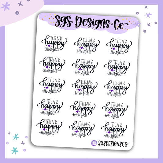 Happy Thoughts Sticker Sheet