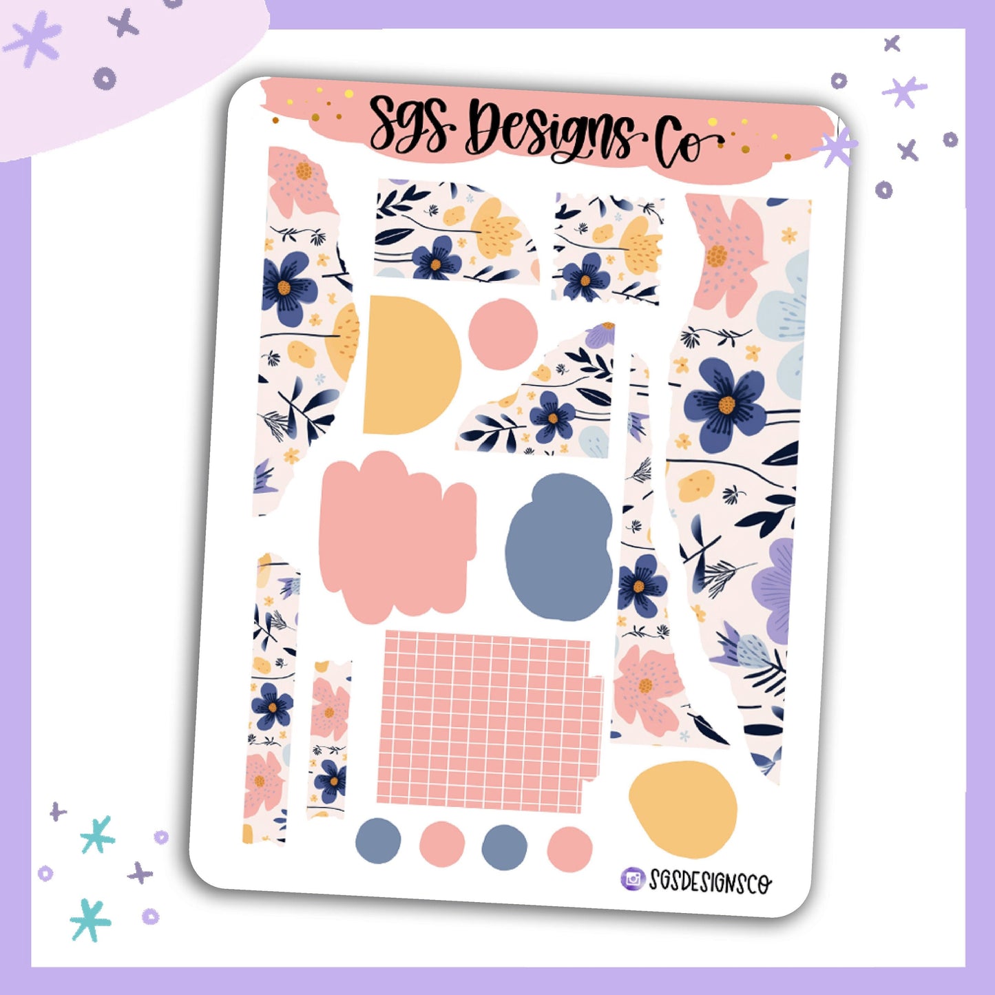 Floral Journaling Sticker Kit