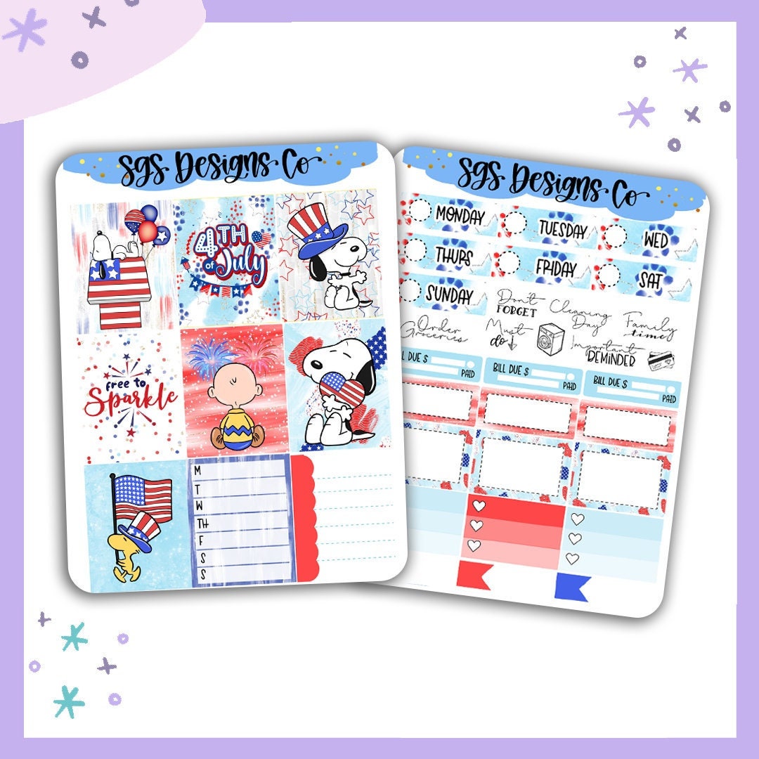 Snoop's Fourth of July Mini Sticker Kit